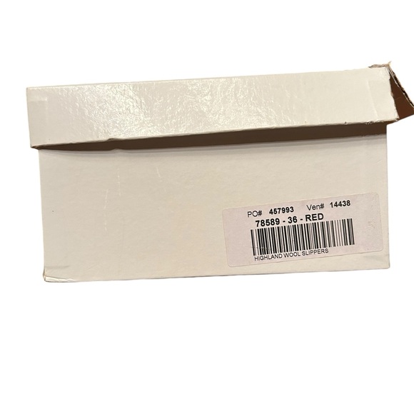 Sundance Red Wool Shoes with flowers handmade in Itally NIB - Picture 5 of 14